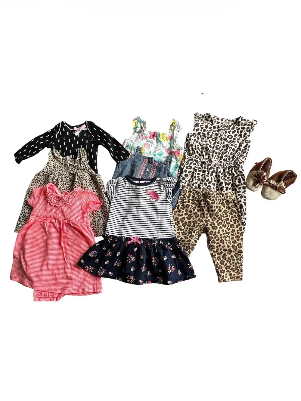 Carter's Baby girl bundle with 8 pieces and shoes 3months #babygirl #bundle